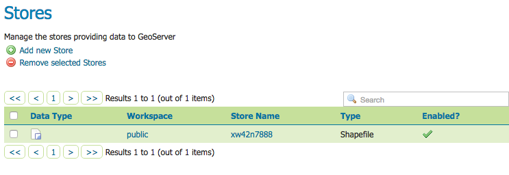 GeoServer Workspaces